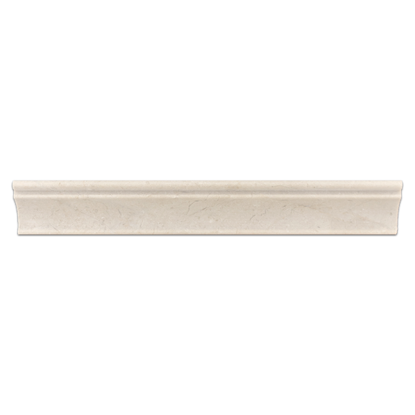 Crema Marfil 2" x 12" Capital Molding Honed - Elon Tile