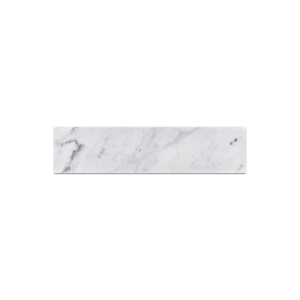 Bianco Carrara 2" x 8" Pulido