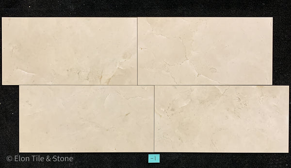 Crema Marfil 12" x 24" Polished - Elon Tile & Stone
