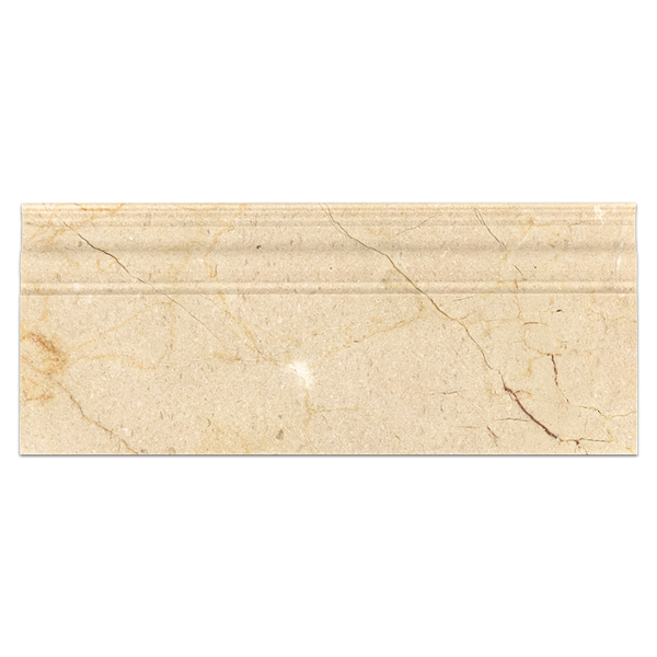 Crema Marfil 4 3/4" x 12" Base Molding Polished - Elon Tile & Stone