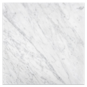 Bianco Carrara Venatino Gioia 18" x 18" Honed - Elon Tile & Stone