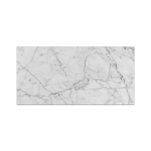 Bianco Carrara Venatino Gioia 6" x 12" Honed - Elon Tile & Stone