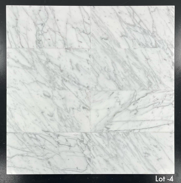 Bianco Carrara 6" x 12" Polished - Elon Tile & Stone