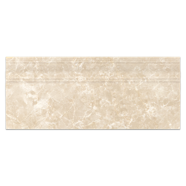 **LIMITED STOCK** Botticino 4 3/4" x 12" Base Molding Polished - Elon Tile & Stone