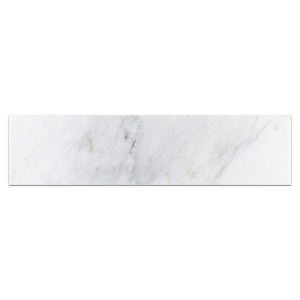 Pearl White 6" x 24" Honed