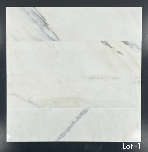 Blanco perla 6" x 24" Pulido