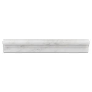 Pearl White 2" x 12" Ogee Molding Polished - Elon Tile & Stone