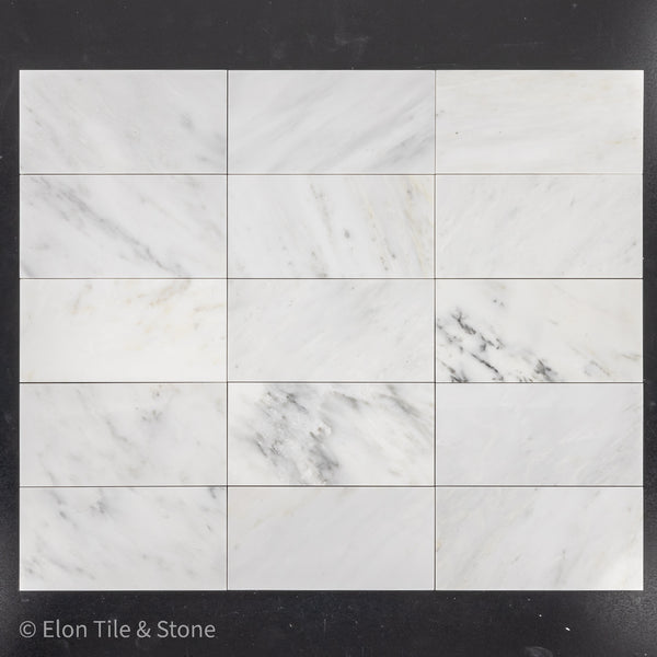 Pearl White 4" x 8" Polished
