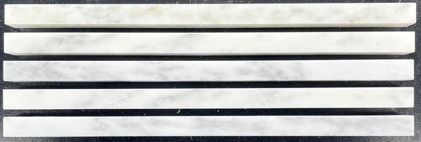 Pearl White Flat Liner Molding Polished