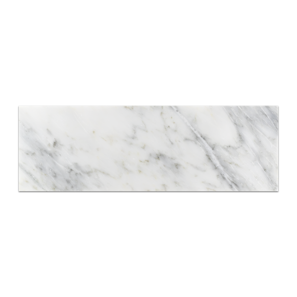 Pearl White 6" x 18" Honed