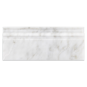 Pearl White Base Molding Polished - Elon Tile & Stone