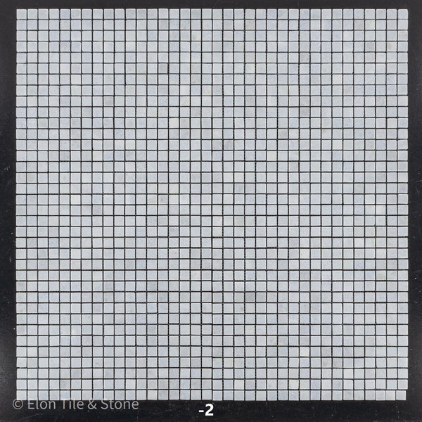 Blue Celeste 5/8" x 5/8" Square Mosaic Polished