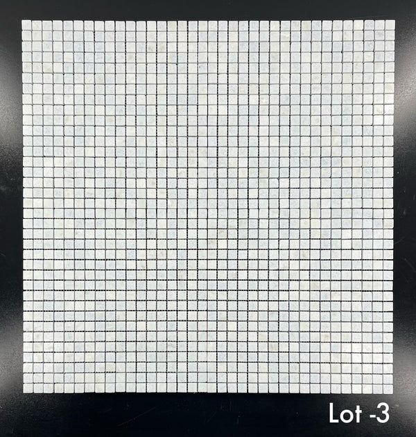 Blue Celeste 5/8" x 5/8" Square Mosaic Polished