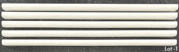 White Thassos Micro Pencil Molding Honed