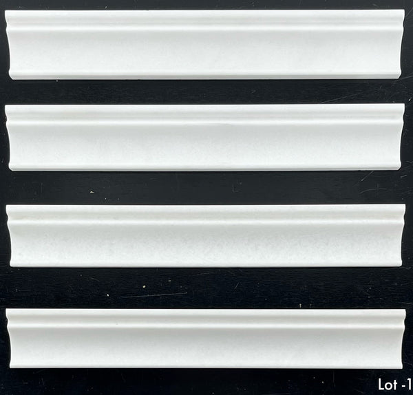 White Thassos Capital Molding Honed