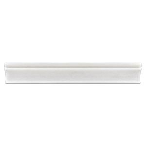 White Thassos 2" x 12" Capital Molding Polished - Elon Tile