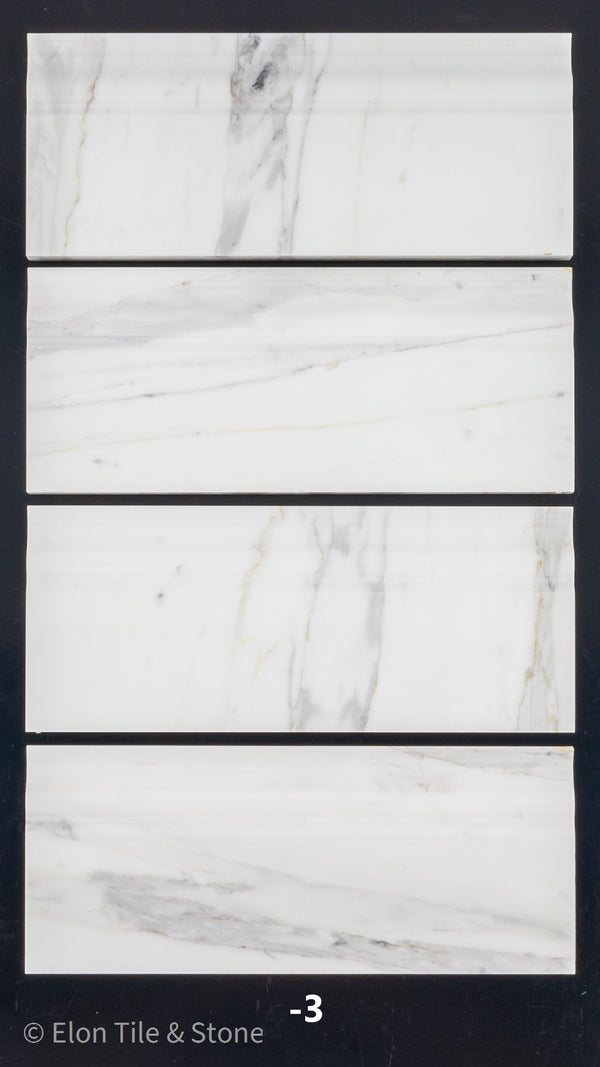 Calacatta Gold Base Molding Polished