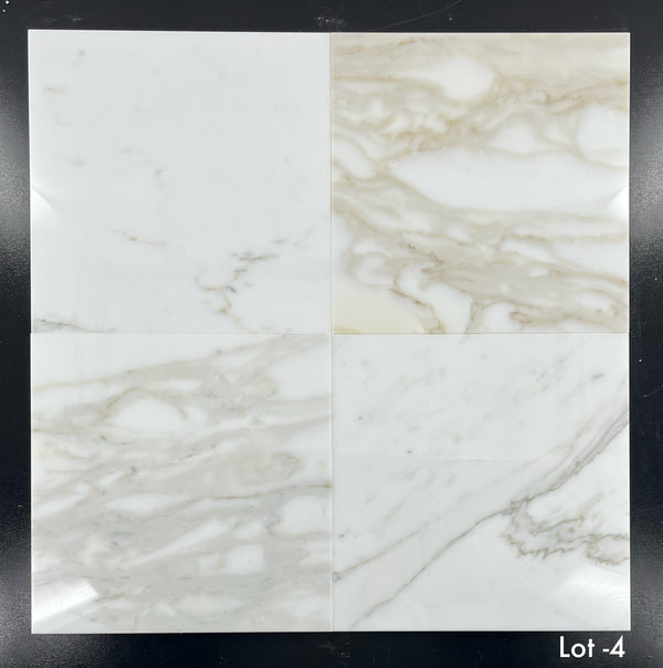 Calacatta Gold 12" x 12" Polished - Elon Tile & Stone