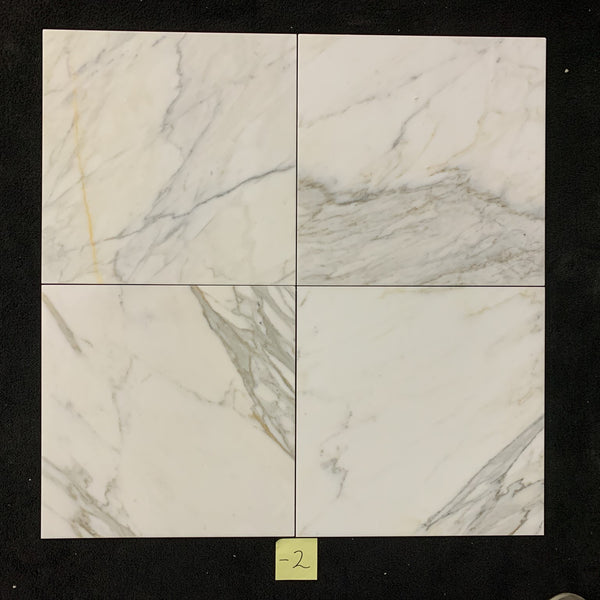 Calacatta Gold 18" x 18" Polished - Elon Tile & Stone