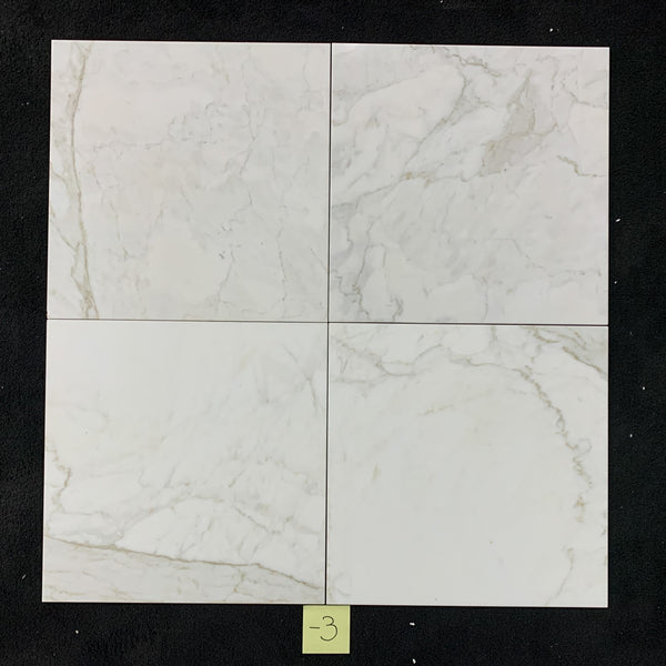 Calacatta Gold 18" x 18" Polished - Elon Tile & Stone