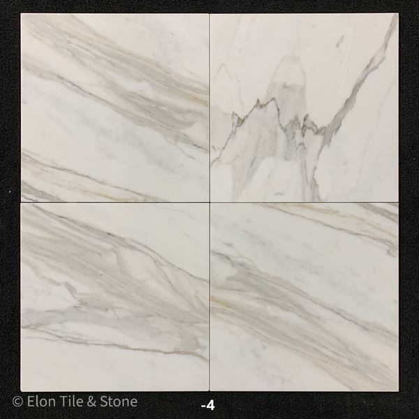 Calacatta Gold 18" x 18" Polished - Elon Tile & Stone
