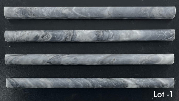 Bardiglio Nuvolato Pencil Molding Polished