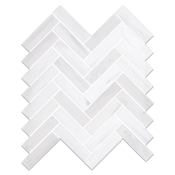 Dolomite 1" x 4" Herringbone Mosaic Honed