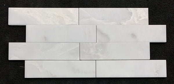 Ice White 3" x 12" Polished