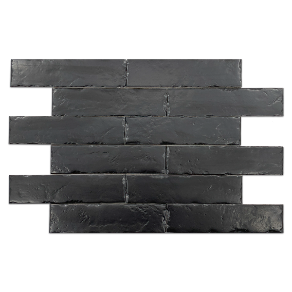 Night Boston Brick 2.5" x 10" - Elon Tile & Stone