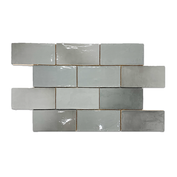 Hampton Mist 3" x 6" Glossy - Elon Tile