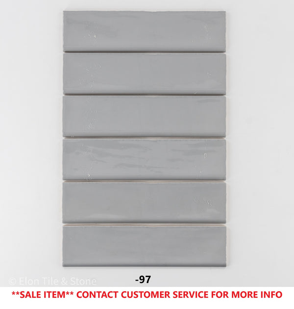 Hampton Mist 3" x 12" Bullnose Glossy