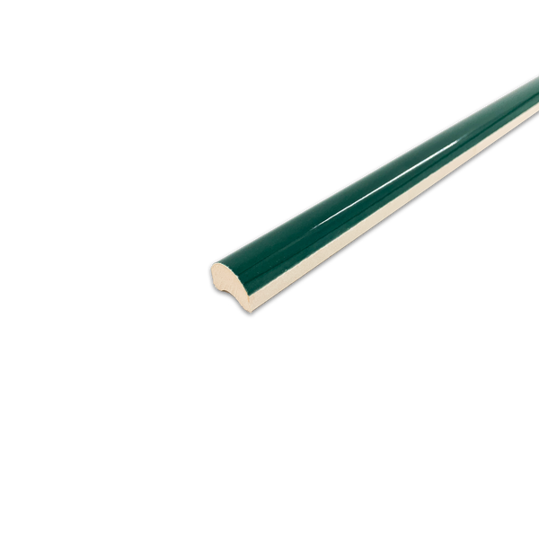 Hampton Green Pencil Molding Glossy - Elon Tile