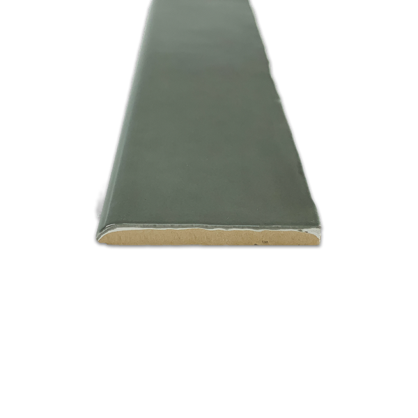 Hampton Taupe 3" x 12" Bullnose Glossy - Elon Tile