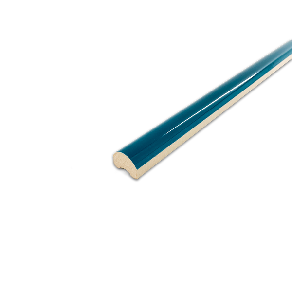 Hampton Turquoise Pencil Molding Glossy - Elon Tile