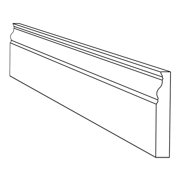 Bianco Carrara Base Molding Polished