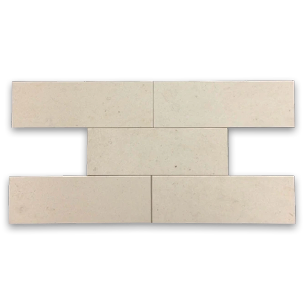 **LIMITED STOCK** Chateau De Sable European Limestone 4" x 12" Honed - Elon Tile & Stone