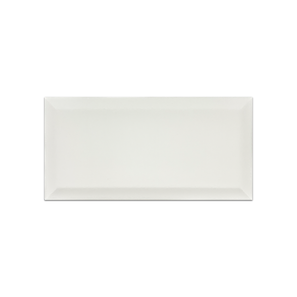 Piccadilly White 4" x 8" Beveled Matte Ceramic - Elon Tile