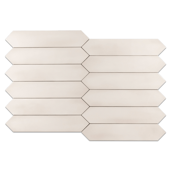 Optics Beige 2.6" x 13" Picket Glossy - Elon Tile