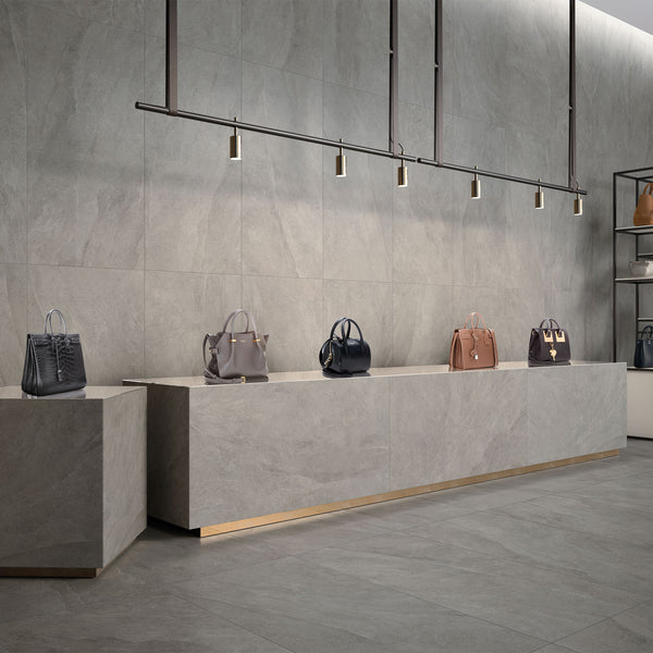 Ecostone Coal 24" x 24" Porcelain