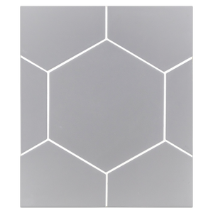 Hexagon Porcelain Board Collection - HPB108 - Versalles Grey 8" Hexagon Board - Elon Tile