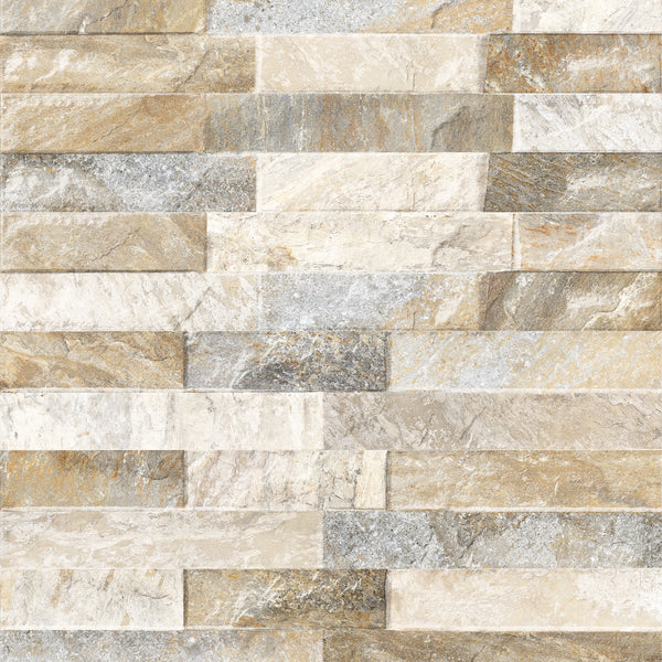 Ordino Beige Ledgestone Porcelain - Elon Tile