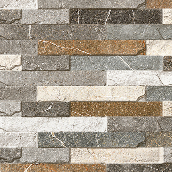 Sicilia Mix Ledgestone Porcelain - Elon Tile