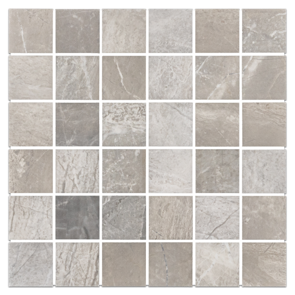 Nuance Grey 2" x 2" Semi Polished