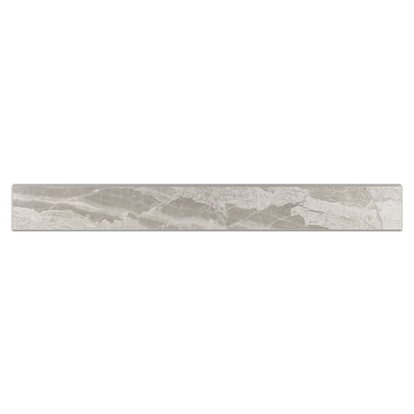 Nuance Grey 3" x 24" Bullnose Semi Polished - Elon Tile