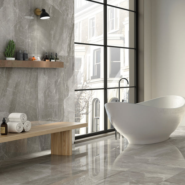 Gris Nuance 24" x 24" Semipulido