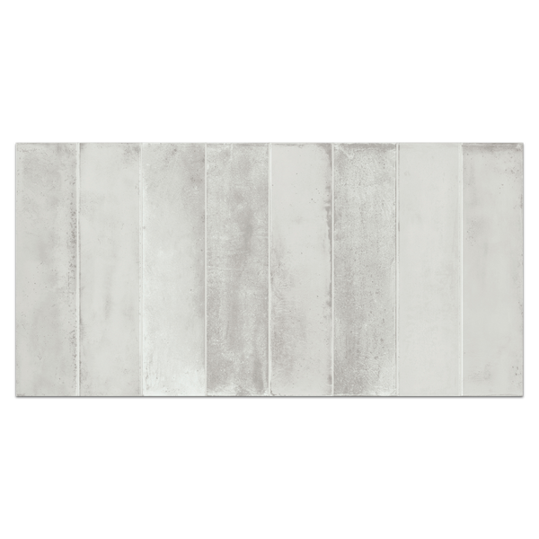 Porcelana brillante Timeless White de 12" x 24"