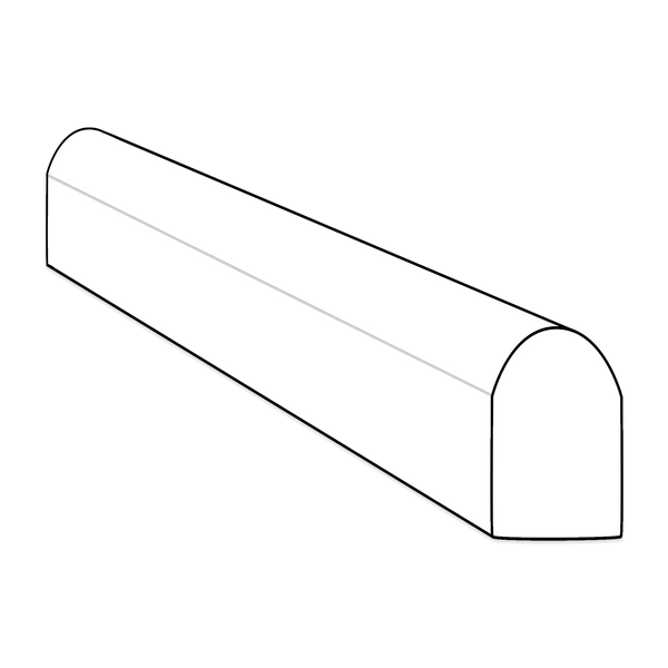 Bianco Carrara Petite Pencil Molding Polished