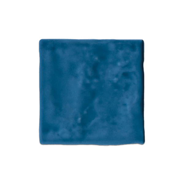 Rhythm Blue 4" x 4" Glossy Ceramic