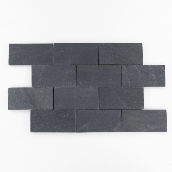 Midnight Slate 3" x 6" Brushed