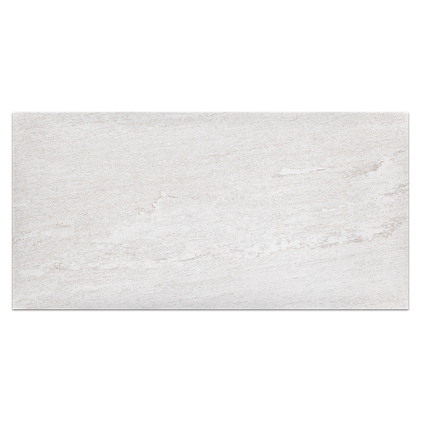 Ecostone White 24" x 48" Slate Porcelain